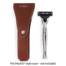 Load image into Gallery viewer, Edwin Jagger Brown Leather Razor Case - Ozbarber
