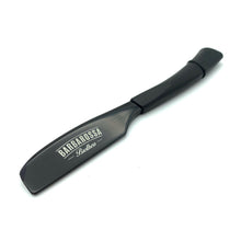 Load image into Gallery viewer, BARBAROSSA JAPANESE KAMISORI STRAIGHT RAZOR MATT BLACK - Ozbarber