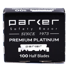 Load image into Gallery viewer, PARKER PREMIUM PLATINUM PRE-CUT HALF BLADES (100) - Ozbarber