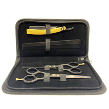 Load image into Gallery viewer, BARBAROSSA HAYREDDIN JAPANESE STEEL SCISSORS & RAZOR SET - Ozbarber