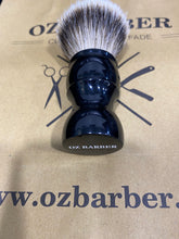 Load image into Gallery viewer, Oz Barber Silvertip Badger Black Handle Shaving Brush SL_R09B