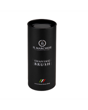 Load image into Gallery viewer, IL Marchese Shaving Brush Mod. Elitario Aluminum Brushed Two Band Manchurian