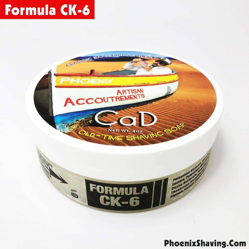 Phoenix CaD Artisan Shaving Soap - Ultra Premium CK-6 Formula - 4 Oz