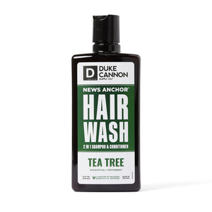 Duke Cannon 2-in-1 Tea Tree Hair Wash Sulfate Free