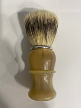 Load image into Gallery viewer, Thiers Issard Shaving brush Silvertip Badger Horn Handle
