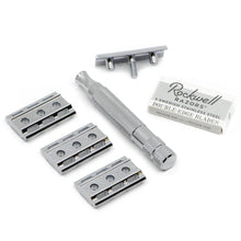 Load image into Gallery viewer, Rockwell 6C Safety Razor White Chrome