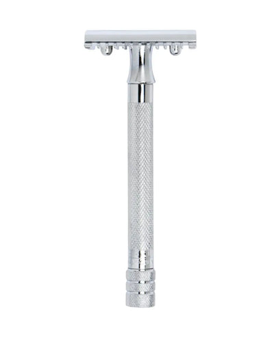 Merkur 25C Long Handle Safety Razor Chrome