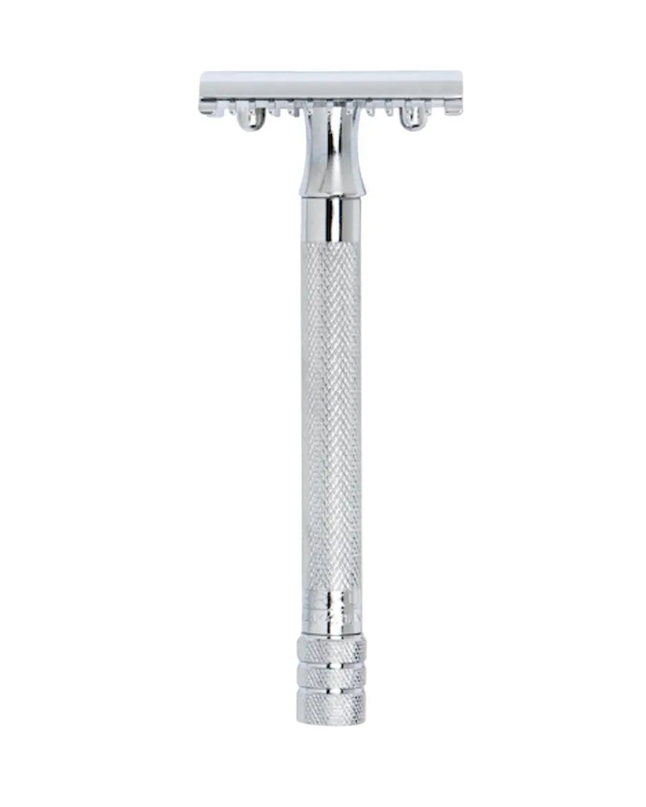 Merkur 25C Long Handle Safety Razor Chrome