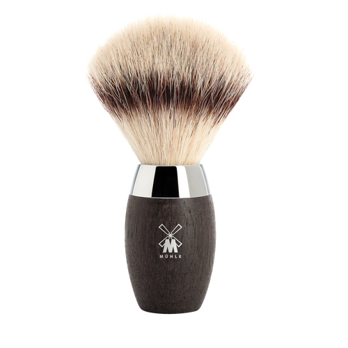 Muhle KOSMO Silvertip Fibre Shaving Brush Bog Oak Handle