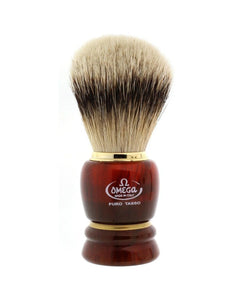 Omega shaving brush 639 Silvertip Badger