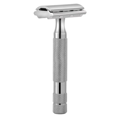 Rockwell 2C Safety Razor White Chrome