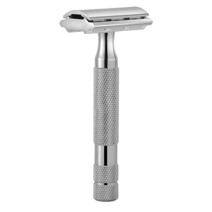 Rockwell 2C Safety Razor White Chrome