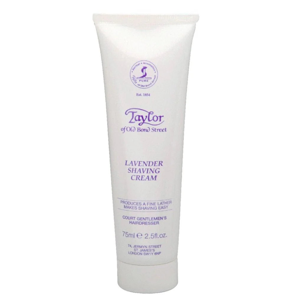 Taylor of Old Bond Street Lavender Shaving Cream Tube 75ml