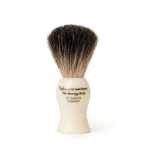 Taylor of Old Bond Street Starter Pure Badger Shaving Brush Ivory