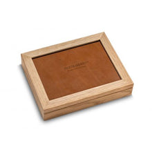 Load image into Gallery viewer, Thiers Issard Oak Empty Box with Glass Window for 7 Razors