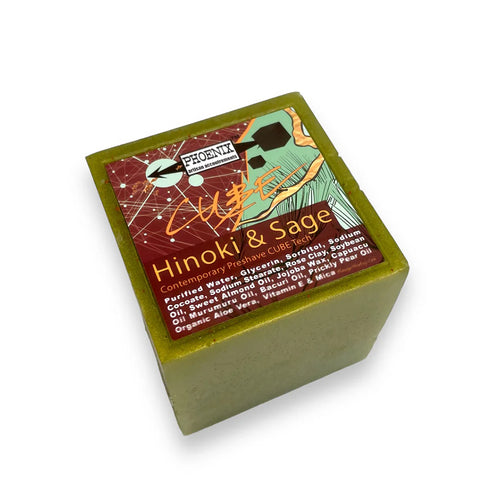 Phoenix Hinoki & Sage CUBE! 2.0 Preshave Soap