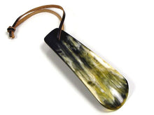 Load image into Gallery viewer, Abbeyhorn 4" Travel Shoehorn with Leather Thong
