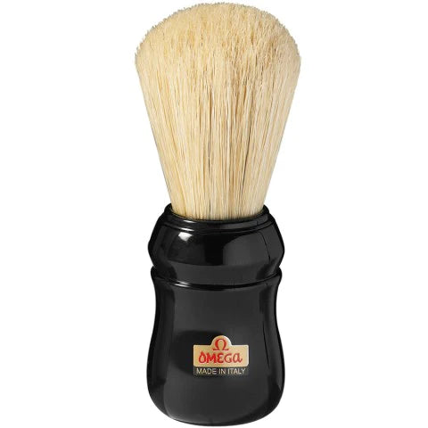 Omega Pure Bristle shaving brush 10049 Black