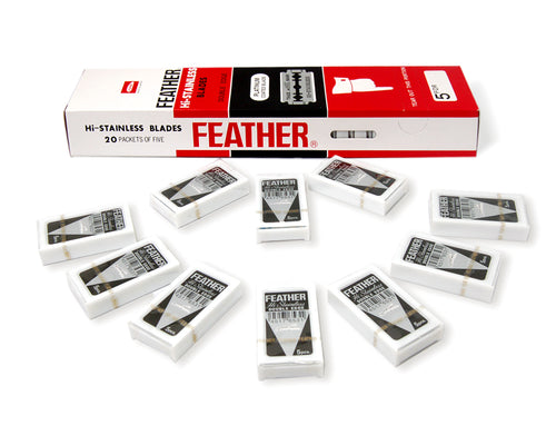 Feather Hi Stainless Double Edge Blades (50)
