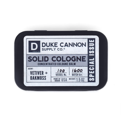 Duke Cannon Solid Cologne Special Issue Vetiver + Oakmoss