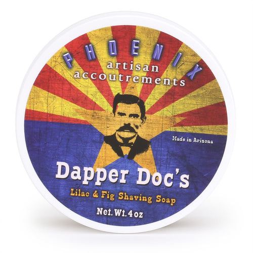 Phoenix Dapper Doc's Lilac & Fig Artisan Shave Soap - Ultra Premium Formula CK-6