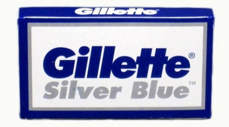 Gillette Silver Blue Double Edge Blades (5)