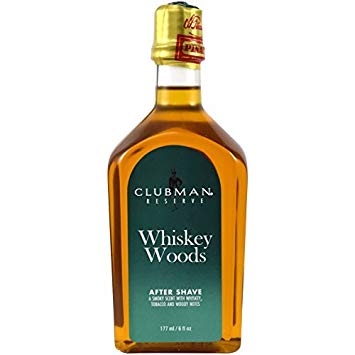 CLUBMAN WHISKEY WOODS AFTER SHAVE LOTION, 6 OZ - Ozbarber