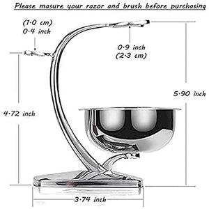 Oz Barber Stand for Shaving set with Bowl Chrome-plated SMC