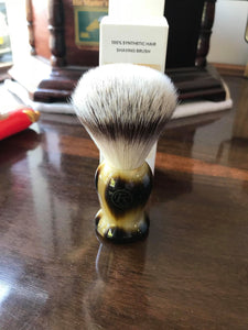 Frank Shaving Synthetic Faux Horn Shaving Brush SYS20-FH10 - Ozbarber