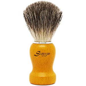 Semogue Pharos-C3 Pure Grey Badger Shaving Brush - Yellow