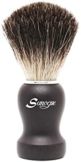 Semogue Pharos-C3 Pure Black Badger Shaving Brush - Black