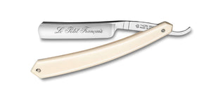 THIERS ISSARD 275 LE PETIT FRANCAIS WHITE PLASTIC STRAIGHT RAXOR 4/8" - Ozbarber