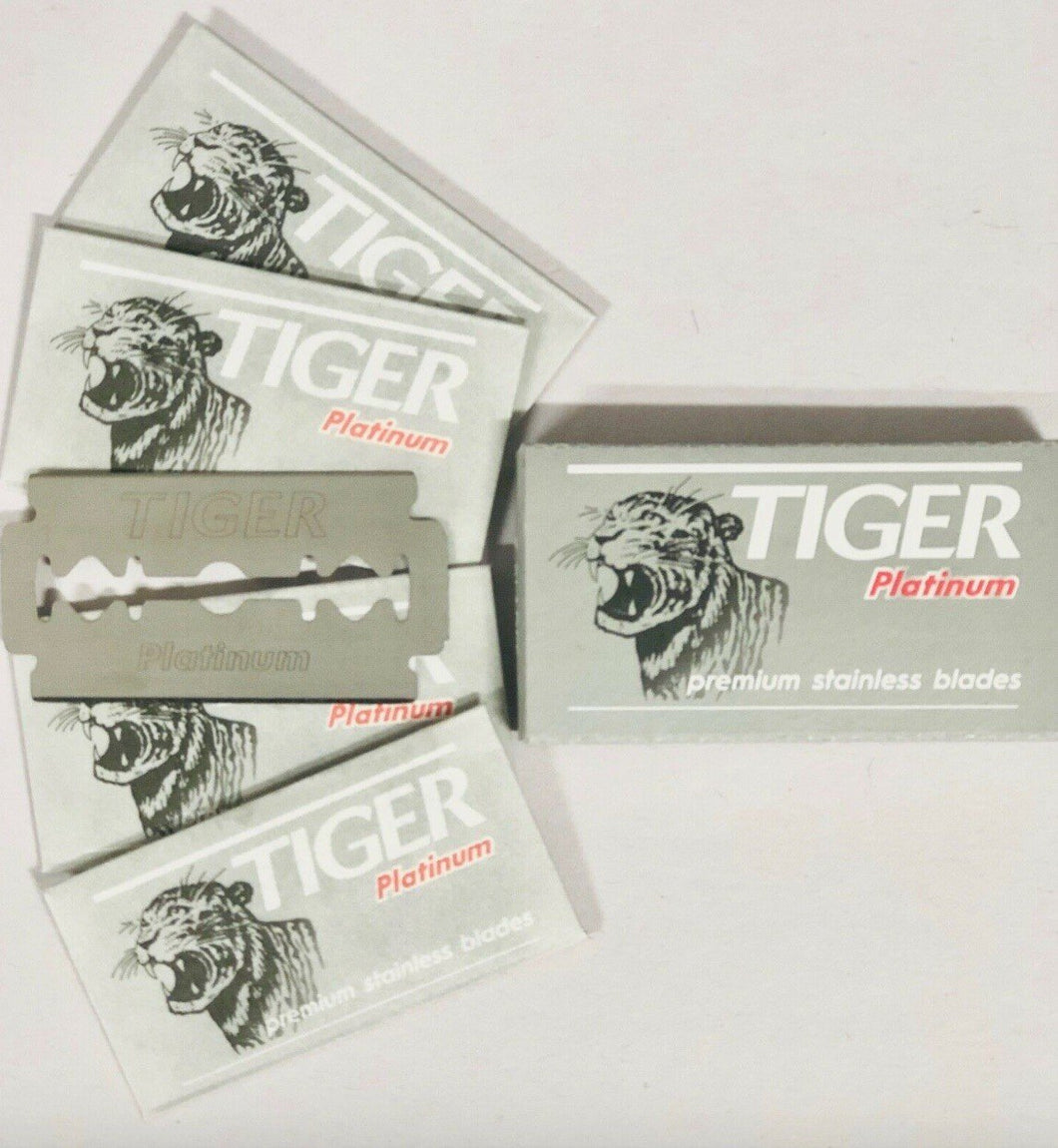Tiger Platinum Double Edge Safety Razor Blades (1000)