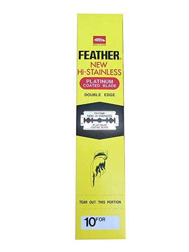 Feather Hi-Stainless Double Edge Blade (200) - Ozbarber