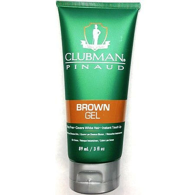 Clubman Pinaud Temporary Hair Colour Brown Gel 85g