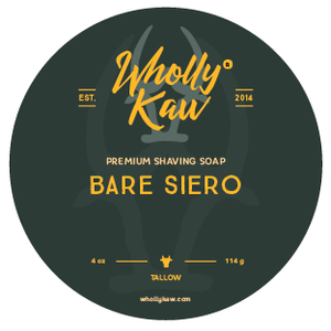 Wholly Kaw Bare Siero Shaving Soap Tallow