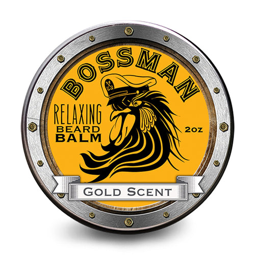 Bossman Relaxing Gold Beard Balm 56g - Ozbarber