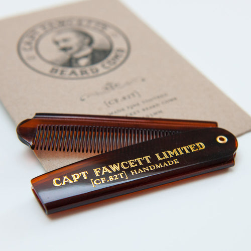 Captain Fawcett's Folding Beard & Moustache Comb 7.6