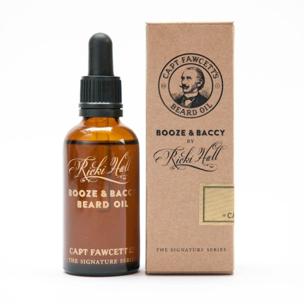 Captain Fawcett's Booze & Baccy Beard Oil 50ml - Ozbarber
