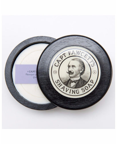 Captain Fawcett's Shave Soap with Wooden Bowl - Ozbarber