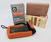 Load image into Gallery viewer, Duke Cannon Tactical Scrubber + Big American Bourbon Soap
