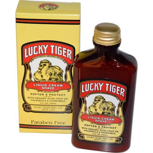 LUCKY TIGER LIQUID CREAM SHAVE 150ML - Ozbarber