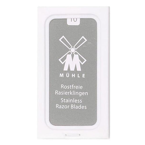 MUHLE STAINLESS STEEL DOUBLE EDGE BLADES (10) - Ozbarber
