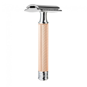 MUHLE TRADITIONAL R89 CLOSED COMB SAFETY RAZOR – ROSEGOLD - Ozbarber