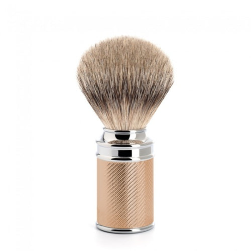 MUHLE TRADITIONAL M89 SILVERTIP BADGER HAIR SHAVING BRUSH – ROSEGOLD - Ozbarber