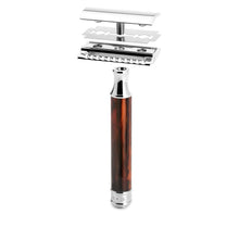 Load image into Gallery viewer, MUHLE R108 TORTOISE SHELL CLOSED COMB SAFETY RAZOR - Ozbarber