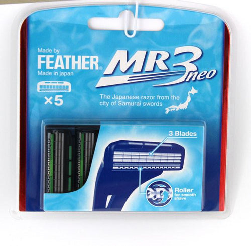 Feather MR3 Neo Cartridge razor Blades (Pack of 5) - Ozbarber