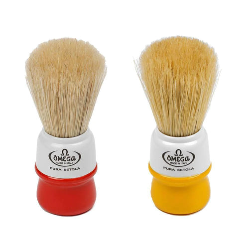 Omega Pure Bristle Shaving Brush 10015 Red