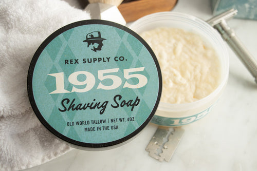 Rex Supply 1955 Old World Tallow Shaving Soap