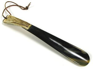 Abbeyhorn 12 inch Long Stag Antler Handle Horn Shoehorn